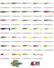 Big Bite Baits Suicide Shad (5SWTM) Any 34 Colors 5 Inch Swimbait Lures