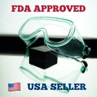 10x Clear Safety Goggles over Glasses Work Lab Outdoor Eye Protection Medical