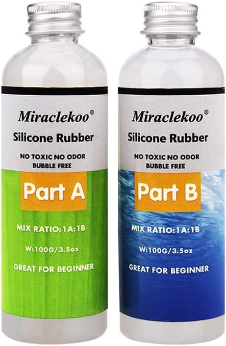 Silicone Mold Making Kit Liquid Rubber Clear Mold Maker For Resin Resin Molds