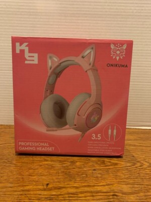 Onikuma K9 Gaming Headset Noise Cancelling with Mic Over-Ear RGB for PS4 PC  Xbox