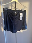 NWT Adidas Women's Athletic Training Soccer Workout Training Shorts Navy Blue L — photo 5