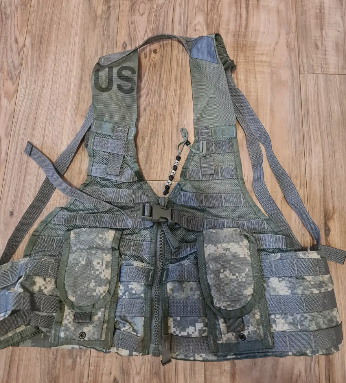 USGI MOLLE II FLC Utility Belt with 2 Magazine Pouches in Camo Y8-image