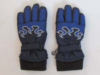 KIDS  L.L. BEAN THINSULATE INSULATE 150 GRAM GLOVES, NAVY/ROYAL BLUE, SZ MEDIUM