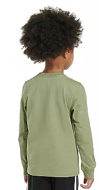 Adidas GREEN Boy's Graphic Long Sleeve T-Shirt, US 6 - Picture 4 of 4