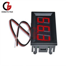 2PCS Three Wires Mini Red LED Display Panel Meter Digital Voltmeter DC 0V 99.9V