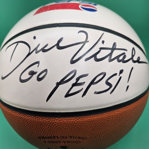 Dick Vitale Signed Rawlings PEPSI Final Four Basketball 'Hall Of Fame 93' VTG - Picture 2 of 12
