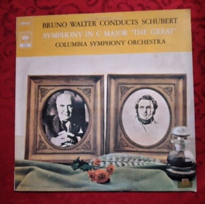4065 VINYL LP BRUNO WALTER SCHUBERT SYMPONIE C-DUR ''DER GROSSE'' 1960 CVVAS