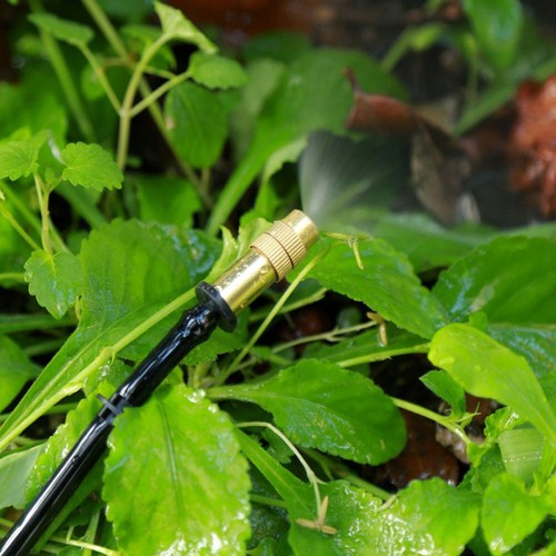 50 Pcs Watering Nozzle Garden Irrigation Mist Emitters System for Grass