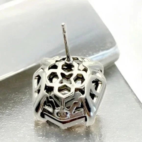 Kendra Scott Davie Drusy Stud Earrings. Retail $85 - Image 3 of 4