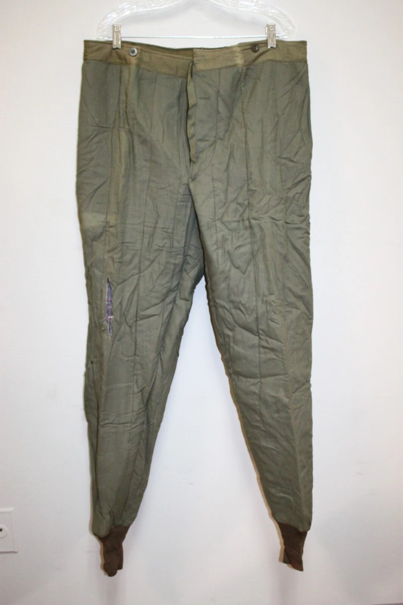 Used military lining pants