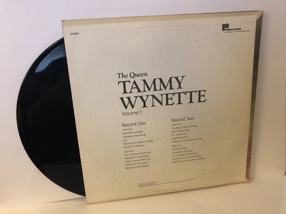 3x Records - The Queen Tammy Wynette Vol 1 & 2 - VG+ 12in LP Vinyl Albums Foto 3 de 4