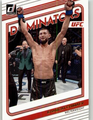Carte Khamzat Chimaev 2023 Panini Donruss UFC – Dominators Insert SP #6