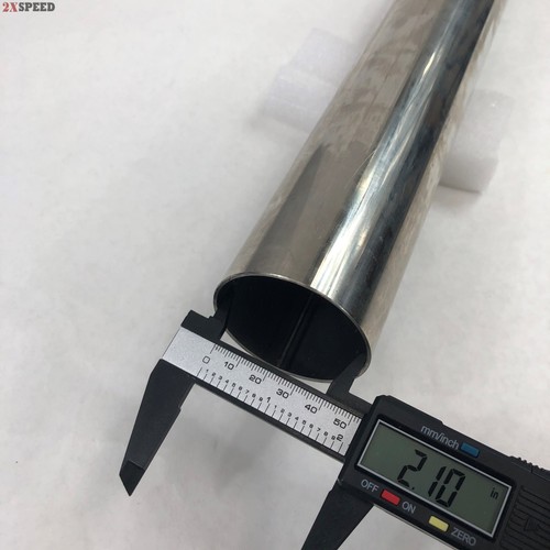 T201 Stainless Steel Tailpipe Inlet I.D. 2.25" Outlet O.D. 2.25" Length 18" - Picture 3 of 6