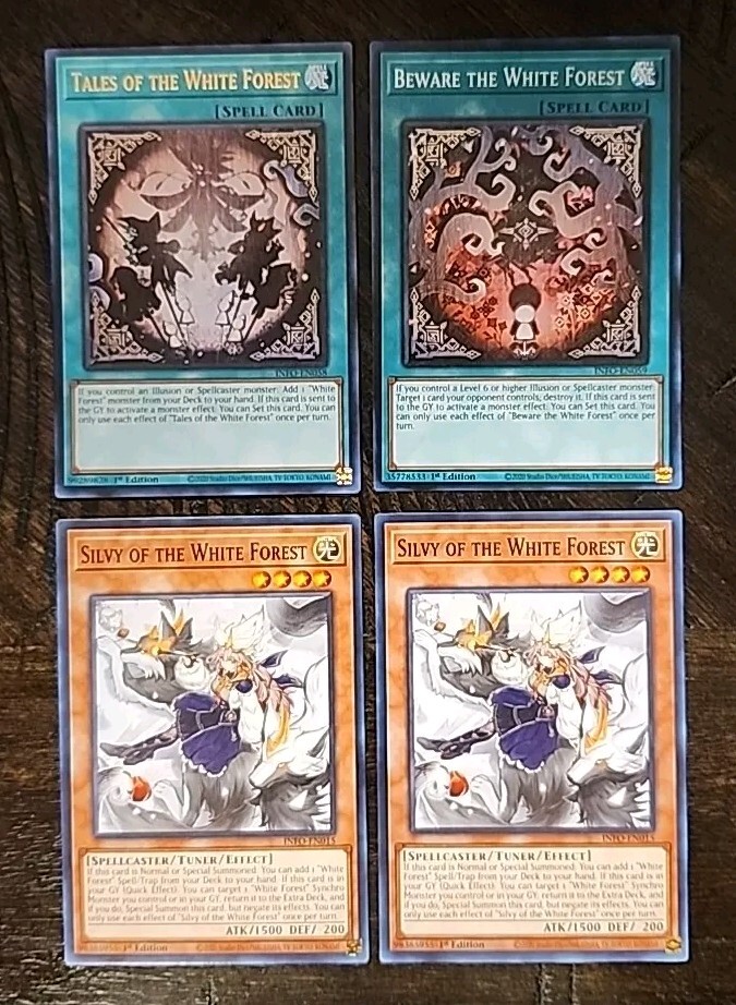 white woods deck yugioh INFO-JP016 Rcia of the (N) Yugioh White Forest Deck W/
