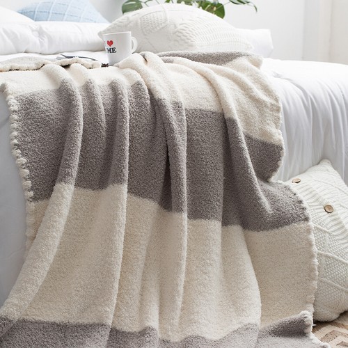 Fashion Knitting Sofa Bed Thread Throw Blanket Summer Air Conditioning Nap Warm - Picture 9 of 20