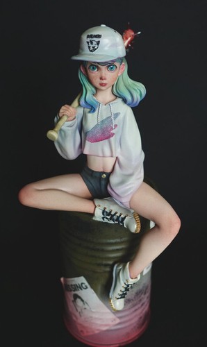 Anime Supervivencia Béisbol Niña 1/7 Sin Pintar GK Modelo Figura Resina Garaje Kits Juguete - Imagen 1 de 4