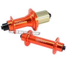 Circus Monkey HRW Road Hubs, 16 Hole,1 Pair, Orange