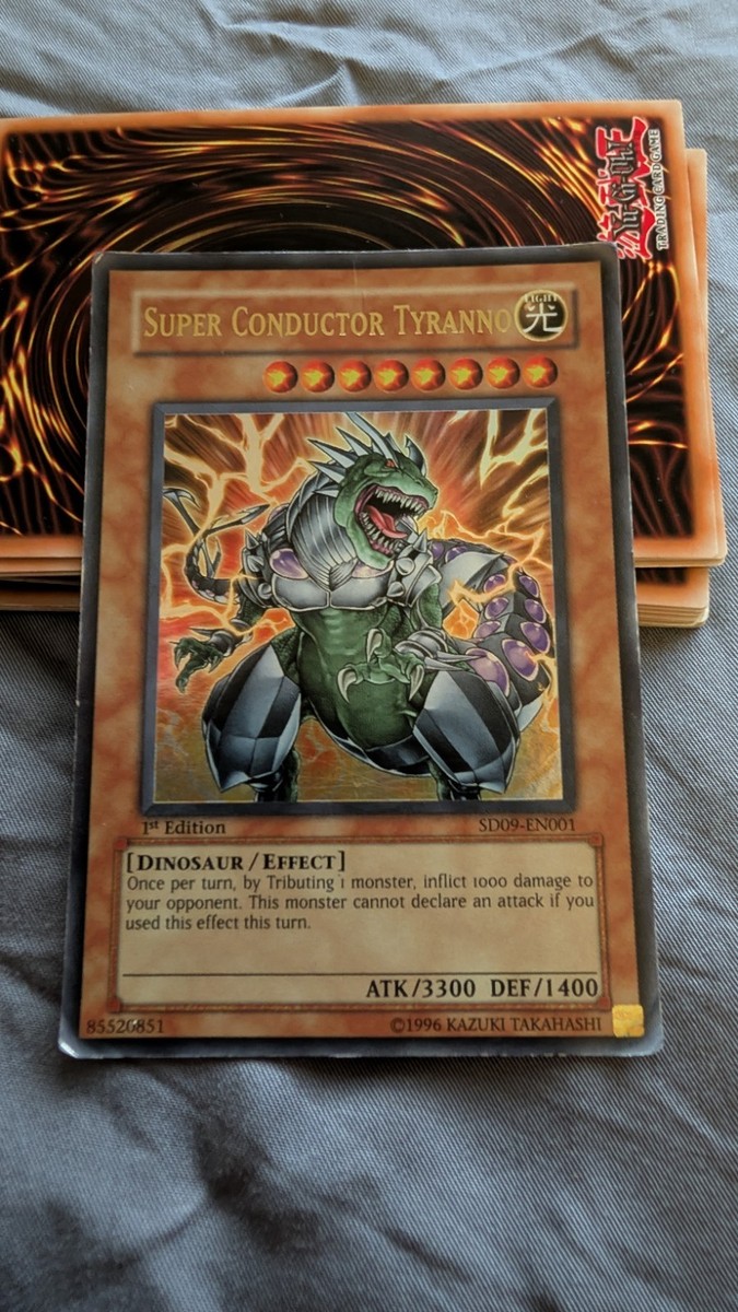 Super Conductor Tyranno (Holo) SD09-EN001 (Dinosaur's Rage) Yu-Gi