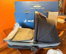 Maxi-Cosi Soft Carrycot Stroller Bassinet w/ Canopy, Gray/Black