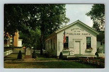 Ripon WI-Wisconsin The Famous Little White School House Vintage Postcard