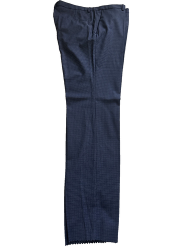 Hugo Boss Herren Modern Fit Wollmischung Anzughose, mittelblau kariert, Gr. 38R - Bild 1 von 4