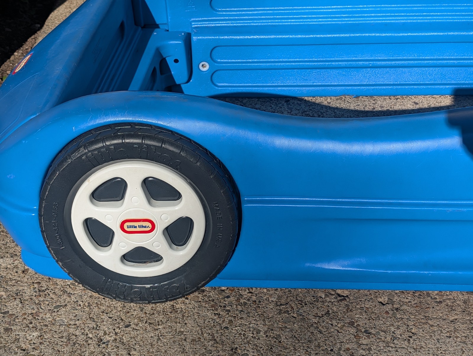 Little Tikes Blue Race Car Bed Kids Sports Frame