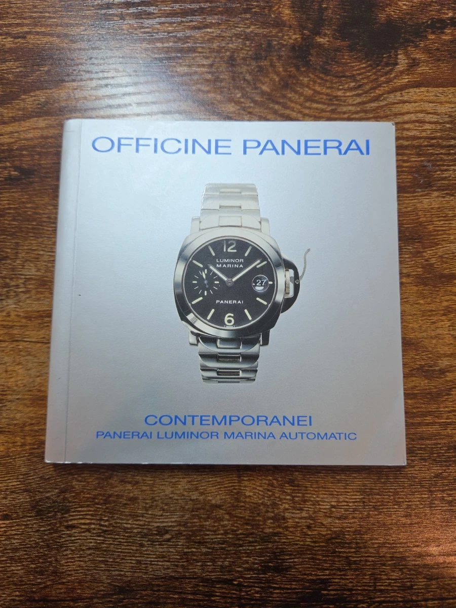 Officine Panerai Watch Manuals, Guides & Catalogs for sale | eBay