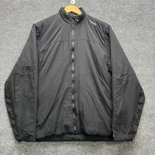 Hi-Tec Jacket Men's Size M Black Full Zip Water Repellent Outdoor Coat