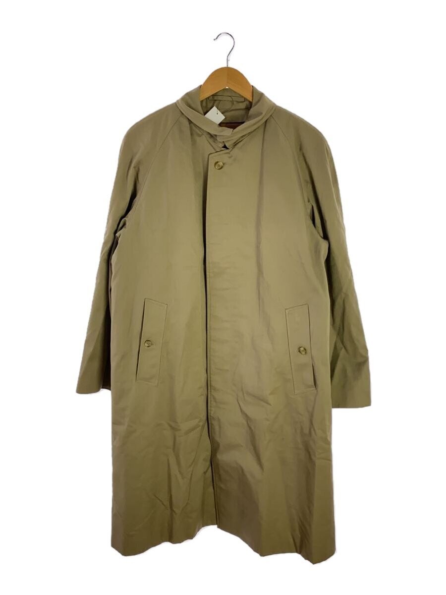 Burberry Beige Mens Trench Coat Large 110cm Length Stain #EG ZIA