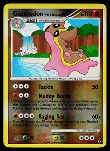 Pokemon Card - Gastrodon West Sea Rising Rivals 22/111 Reverse Holo