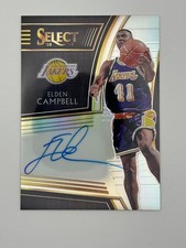 2018-19 Panini Select Elden Campbell Auto /199 Hard Sign - Lakers