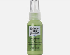 FolkArt Gallery Glass Paint 2oz-Shimmer Green