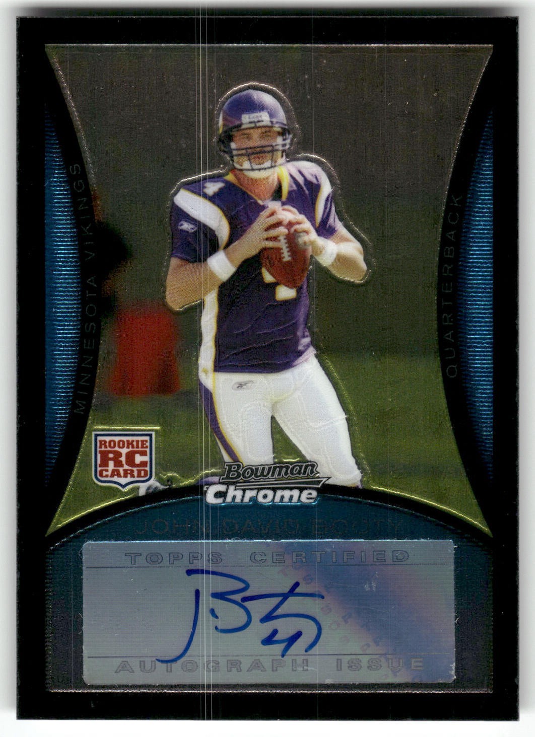 2008 Bowman Chrome Rookie Auto John David Booty #BC56 Auto