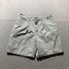 VTG Chic Shorts Size 18 Average Beige Tan Pleated Pockets USA Made