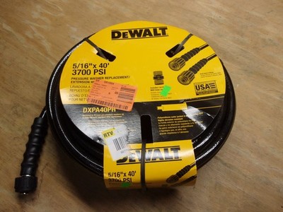 DEWALT 5/16'' X 40' 3700 PSI PRESSURE WASHER EXTENSIONHOSE W/COUPLER # DXPA40PH