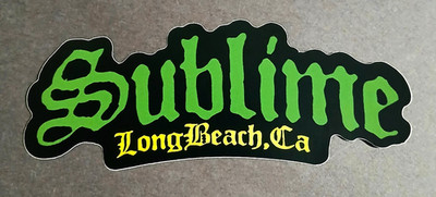 SUBLIME - Die Cut Large Sticker Decal Music Band Rock Sublime