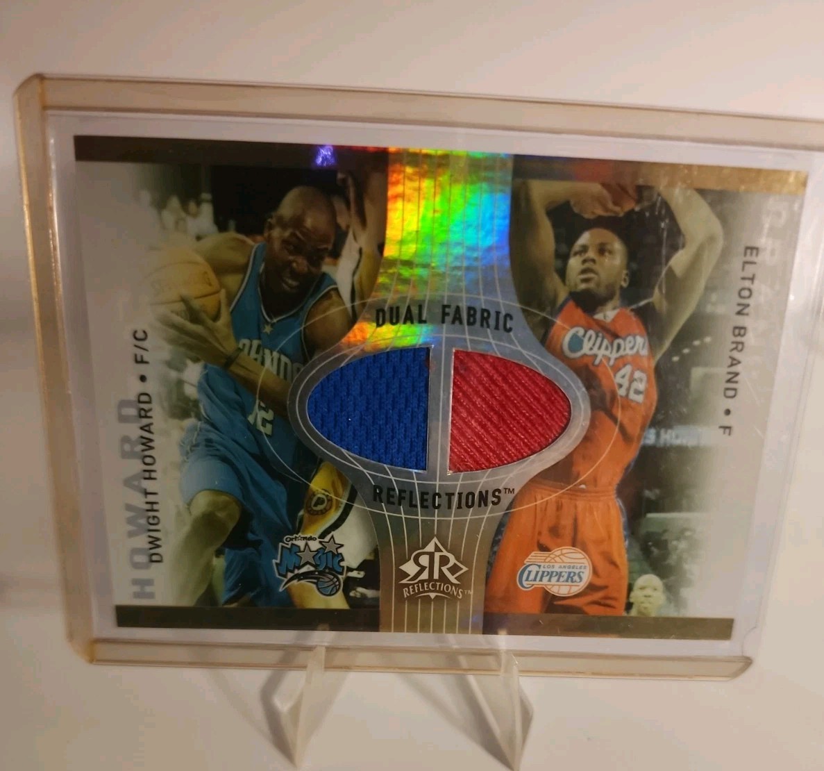 2006-07 Upper Deck Reflections - Fabric Reflections Dual Dwight Howard, Elton...