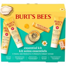 Burt's Bees Valentine's Day Gift Ideas - Essentials Everyday Set, 5 Travel Size