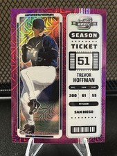 Trevor Hoffman 2023 Panini Chronicles Contenders Optic Purple Mojo Prizm /50 #11