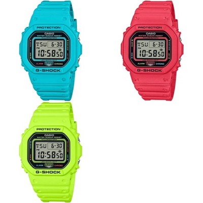 Casio G-Shock ENERGY PACK DW-5600EP Herrenuhr Rot Blau Gelb Japan Original