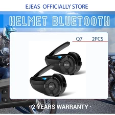 Motorcycle Intercom Bluetooth 7 Reiters Device Connections Wireless...