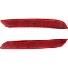For Acura RDX Rear Reflector 2016 2017 2018 Pair Passenger and Driver Side