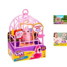 Rosie the Talking Bird Toy  Cage   20 Sounds, Interactive Fun for Kids 5-7