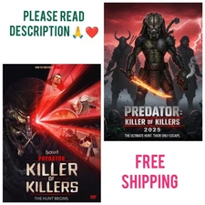 Predator:KILLER OF KILLERS (2025) DVD Sci-Fic Action Horror Movie DVD FREE SHIP