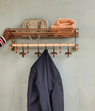 Portapacchi treno portapacchi francese da parete vintage lusso appendiabiti 2...