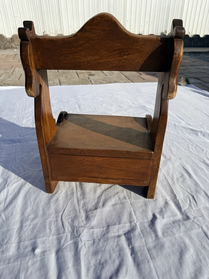 Резной деревянный подножка стул жираф ручной работы с ящиком для хранения декор детской комнаты - Изображение 4 из 4