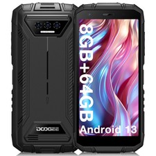 DOOGEE S41T Outdoor Smartphone Ohne Vertrag Android13 Handy 6300mAh 8GB+64GB NFC