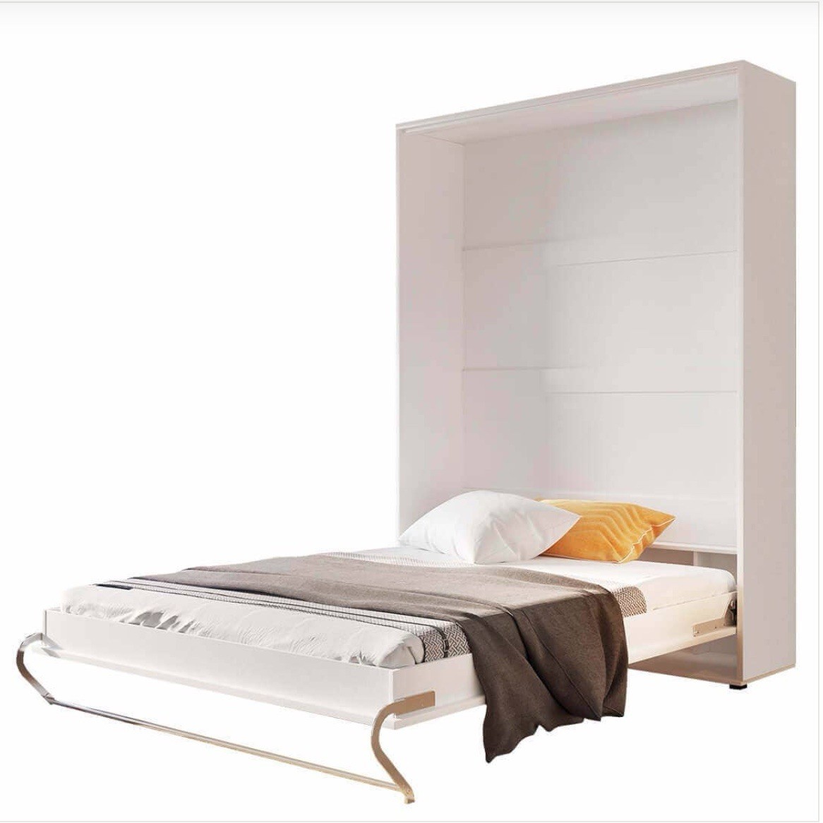 Wallbedking Vertical Single 3ft x 6ft 3in (90cm x 190cm) Studio Wall bed Murphy bed, Pull-out bed, Foldaway bed, Hidden bed 9 VERTICAL WALL BED CP-01 140x200cm - Fantastic Condition. £709 NEW PRICE