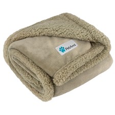 Dog Blanket for Large XL Dogs Pet Soft Microfiber Fleece Warm Sherpa Reversible
