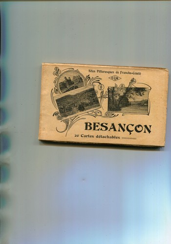 Carnet de 20 cartes sur BESANCON